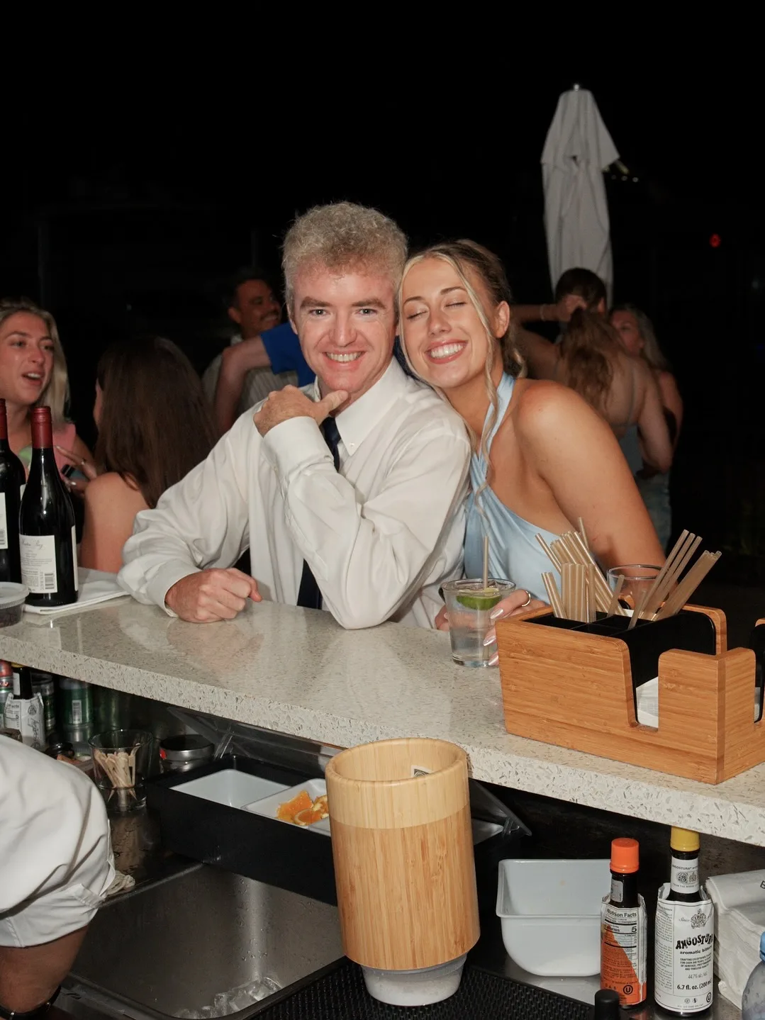 Guests at the bar