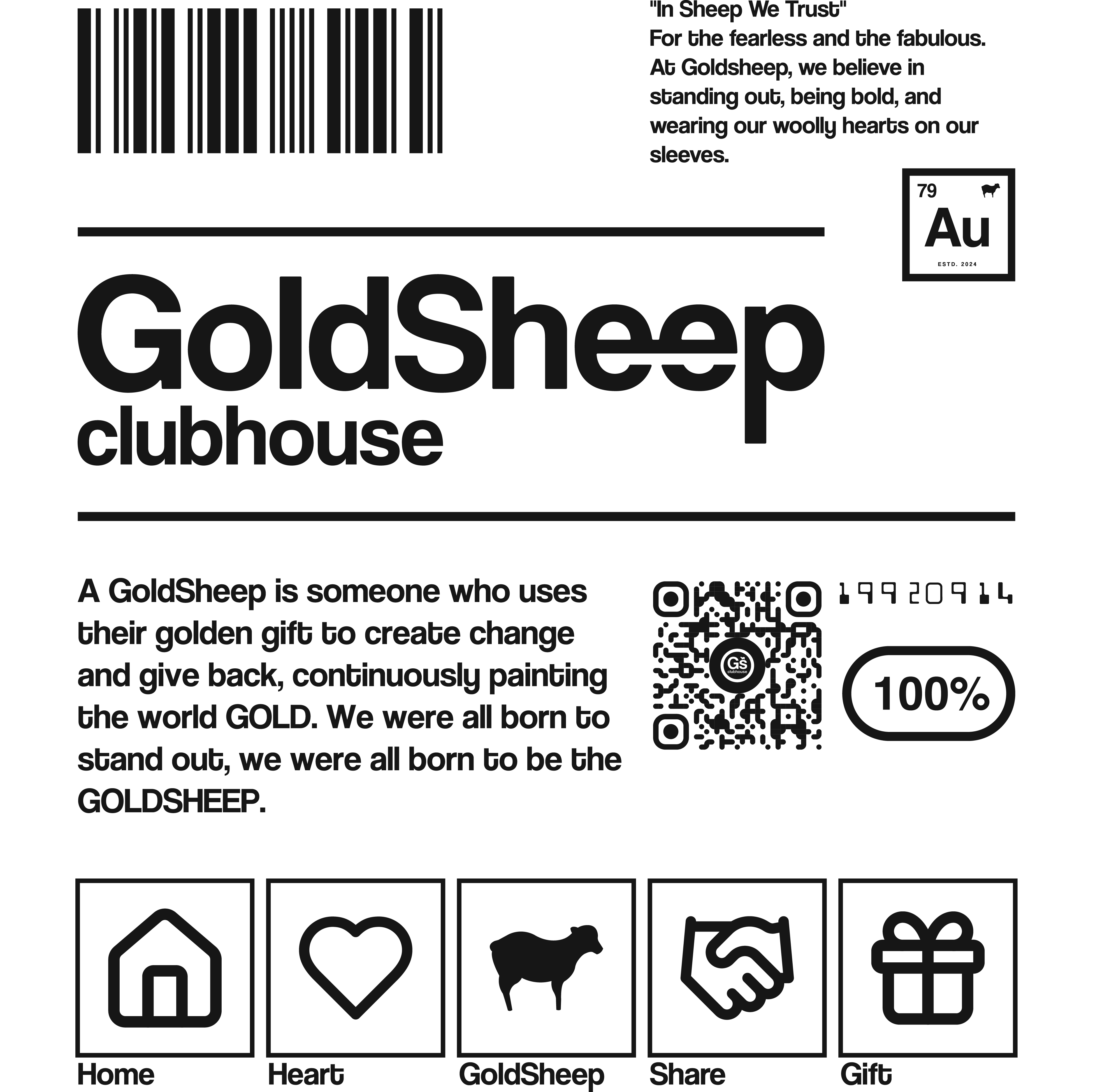 Goldsheep Clubhouse — shirt graphic 3