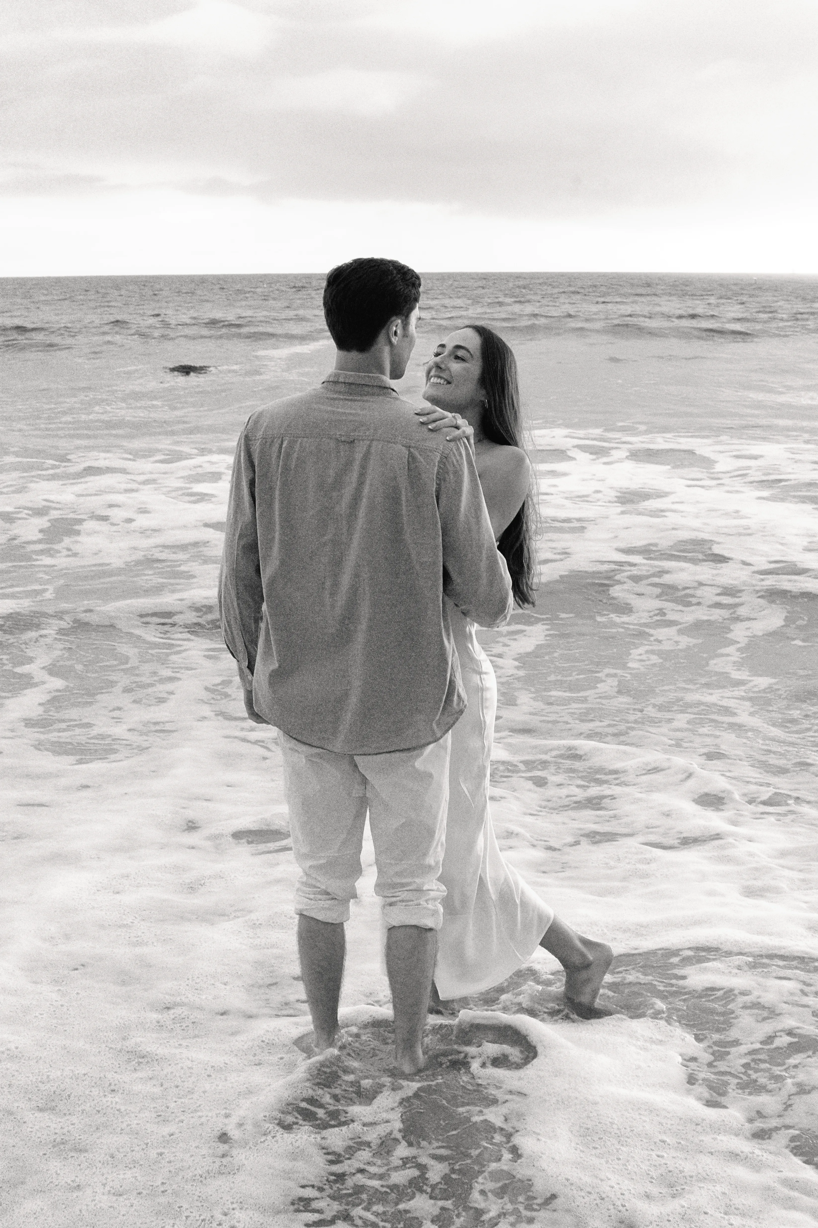 Toes in the tide